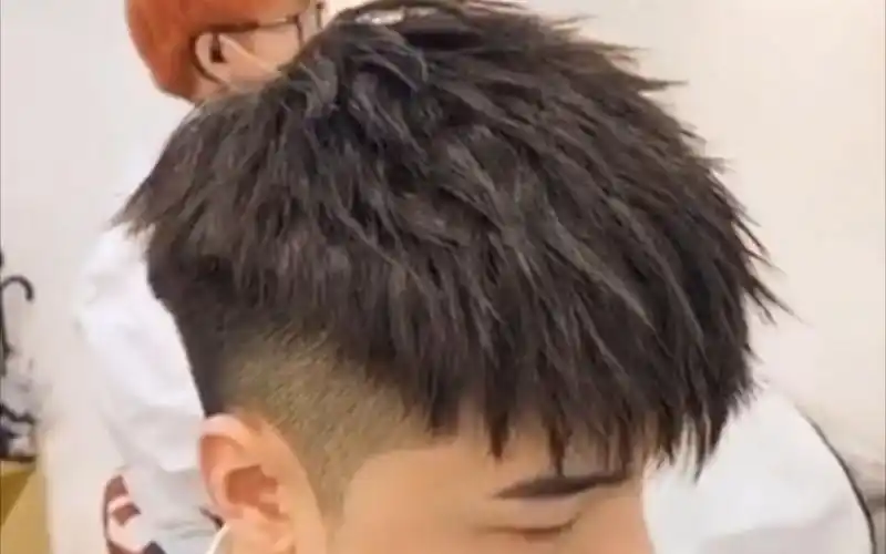 【男生发型】摩根烫每天帮靓仔做发型真的开心