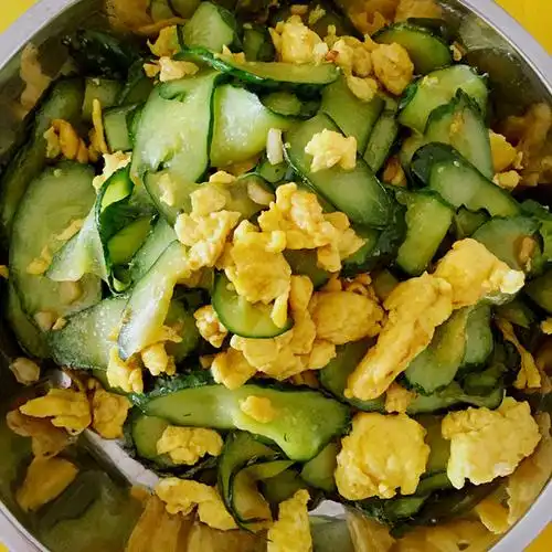 la_vie_en_rose做的黄瓜炒蛋