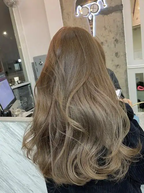 不需要漂色的发色亚麻冷棕