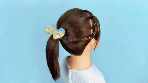 适合8,9岁小女孩扎头发发型教程-时尚视频-搜狐视频