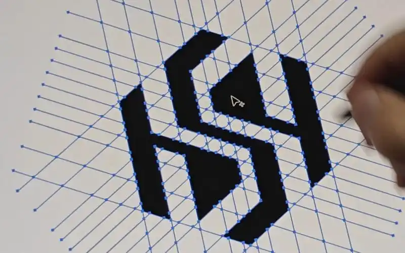 英文名称首字母logo设计