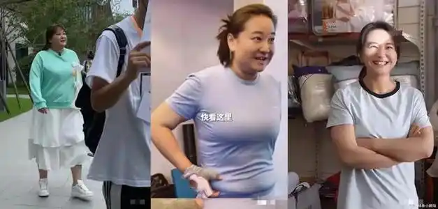 贾玲真人现身减100斤后身材消瘦成排骨面部皮肤却松垮显老