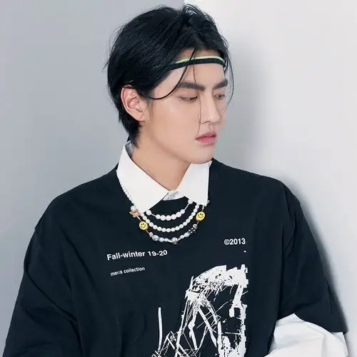 evae 官方正品asaprocky吴亦凡亦凡笑脸项链