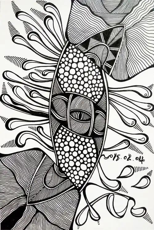 线的黑白世界 | 作品合集-古田路9号-品牌创意/版权保护平台