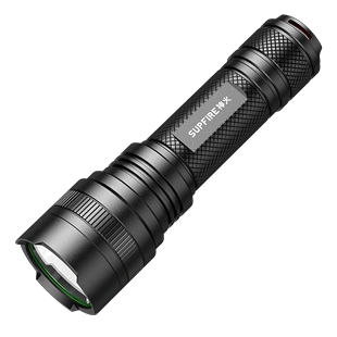 手电筒超亮远射户外军专用电筒 神火l6手电26650锂电池强光充电式