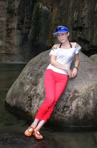 老婆的旅行照片