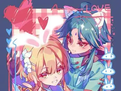 原神荧魈cp漫画长图_原神魈荧cp情头_原神荧空cp图 - 抖音