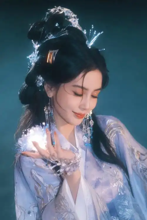 angelababy古装清冷感##angelababy月下浅酌