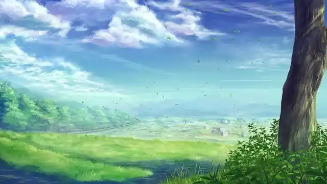 45张超美动漫风景场景壁纸图片