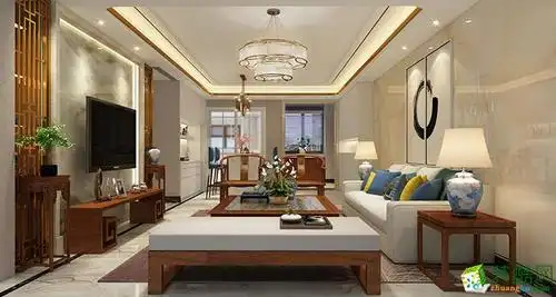 【居安乐装饰】120平方新中式风格装修效果图