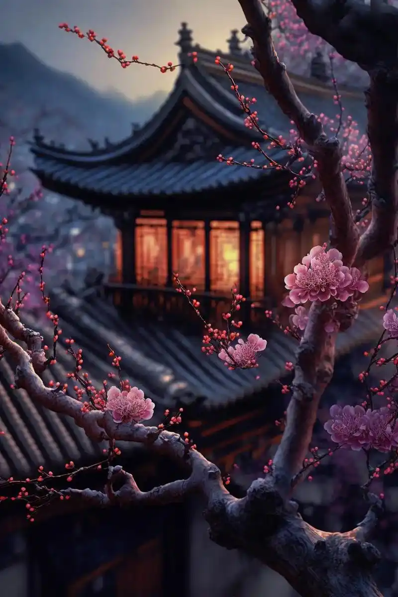 还记得描写梅花的那些诗句吗?#壁纸 #唯美意境 #美出高级感 - 抖音