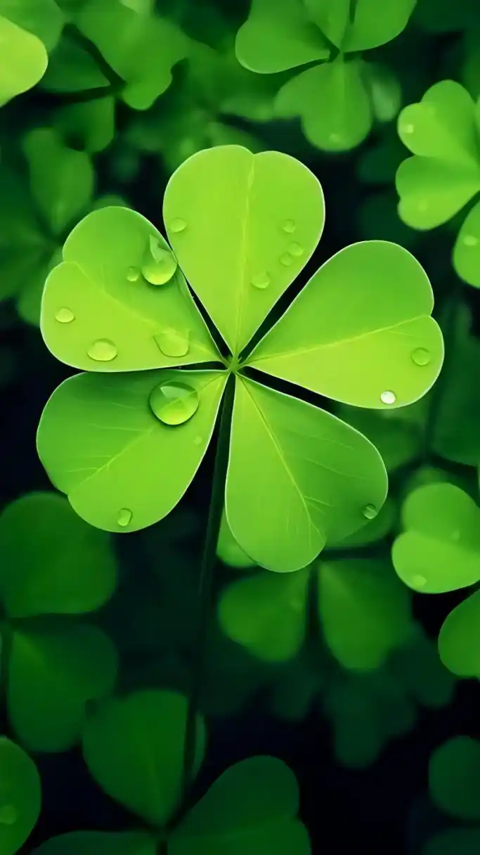 幸运四叶草,见者好运