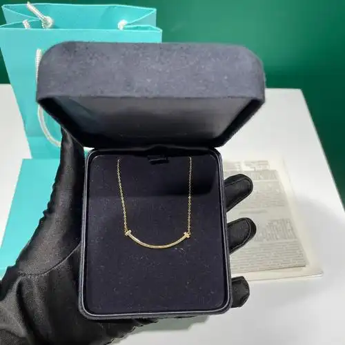 tiffany蒂芙尼笑脸项链玫瑰金小号98新