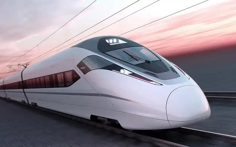 火车图片火车动车和谐号