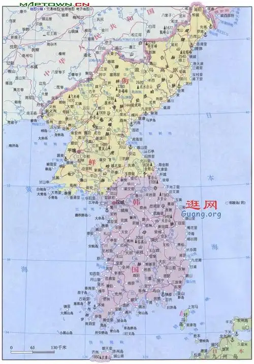 亚洲(asia): 韩国(south korea)地图和经维度 - astrojina - astro
