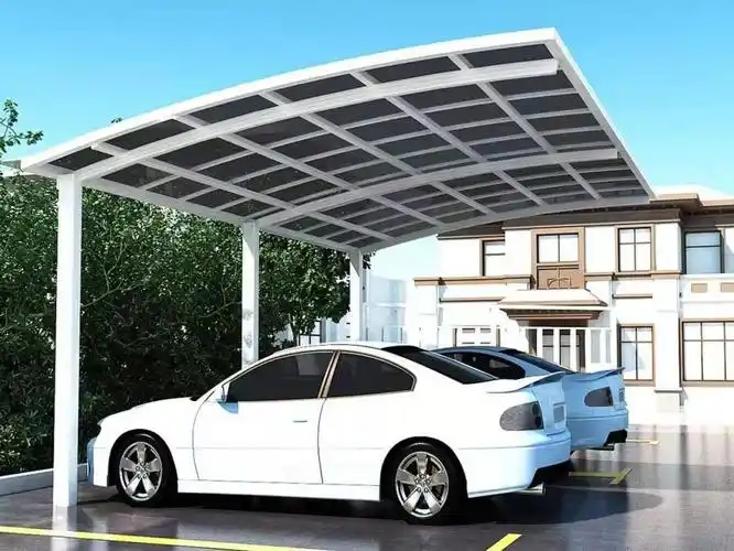 铝合金电动车棚停车棚用小车汽车遮阳棚防雨防晒户外停车位雨棚 50