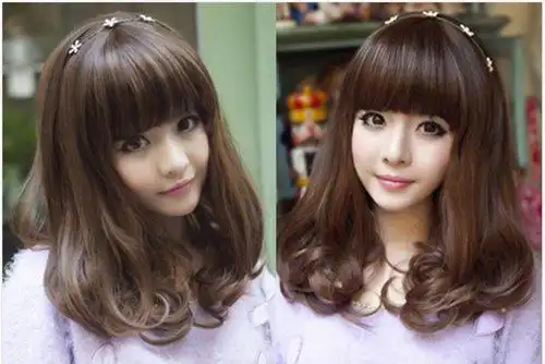 30岁女性做齐脖梨花烫发型设计减龄且显脸小的女生中短造型