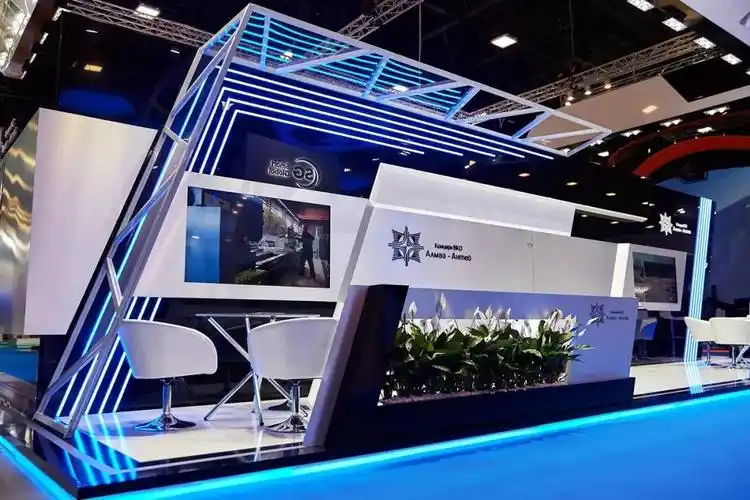 早安灵感8套科技感展台空间创意设计