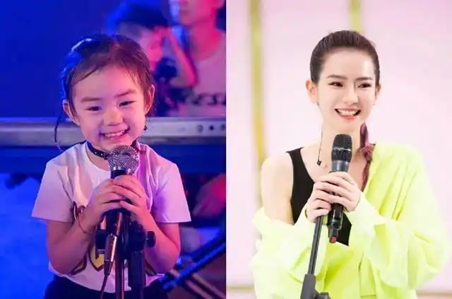 除了令人眼前一亮的高颜值以外,他和妻子戚薇,女儿 lucky 的相处模式