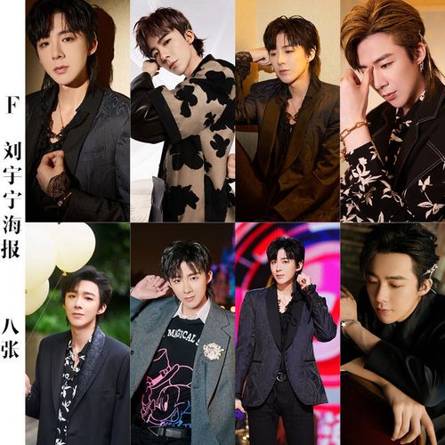 刘宇宁海报墙贴宿舍卧室高清写真壁纸明信片明星周边照片装饰画