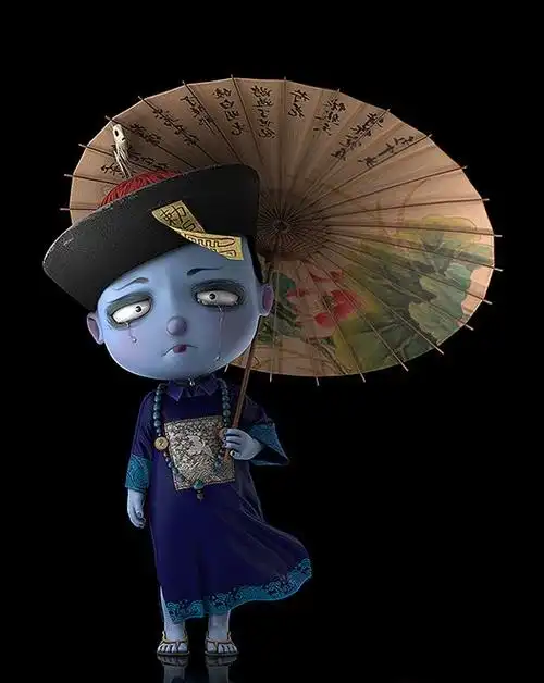 小僵尸源自虽虽酱的漫画《诶?捡到一个小僵尸》