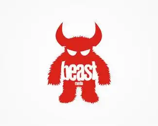 16款以怪兽形象为主题的logo设计