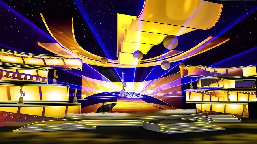 第24届中国金鸡百花电影节颁奖典礼舞美设计|舞台美术|空间|finlling