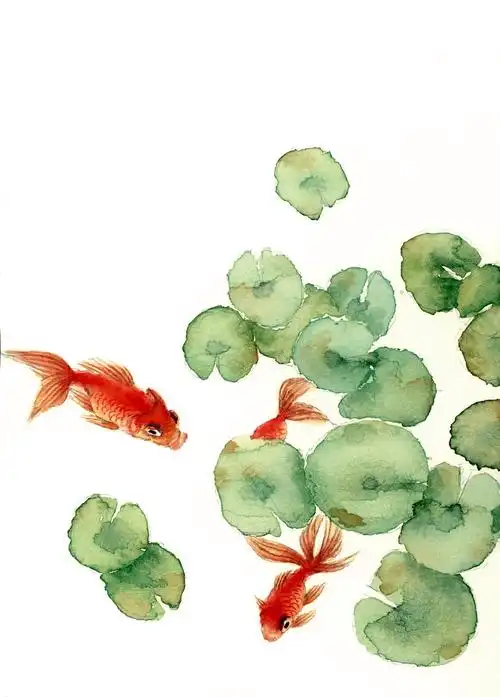 鱼趣 荷花池 插画  - 商业插画 |   上传时间: 2020-11-16 13:40 为ta
