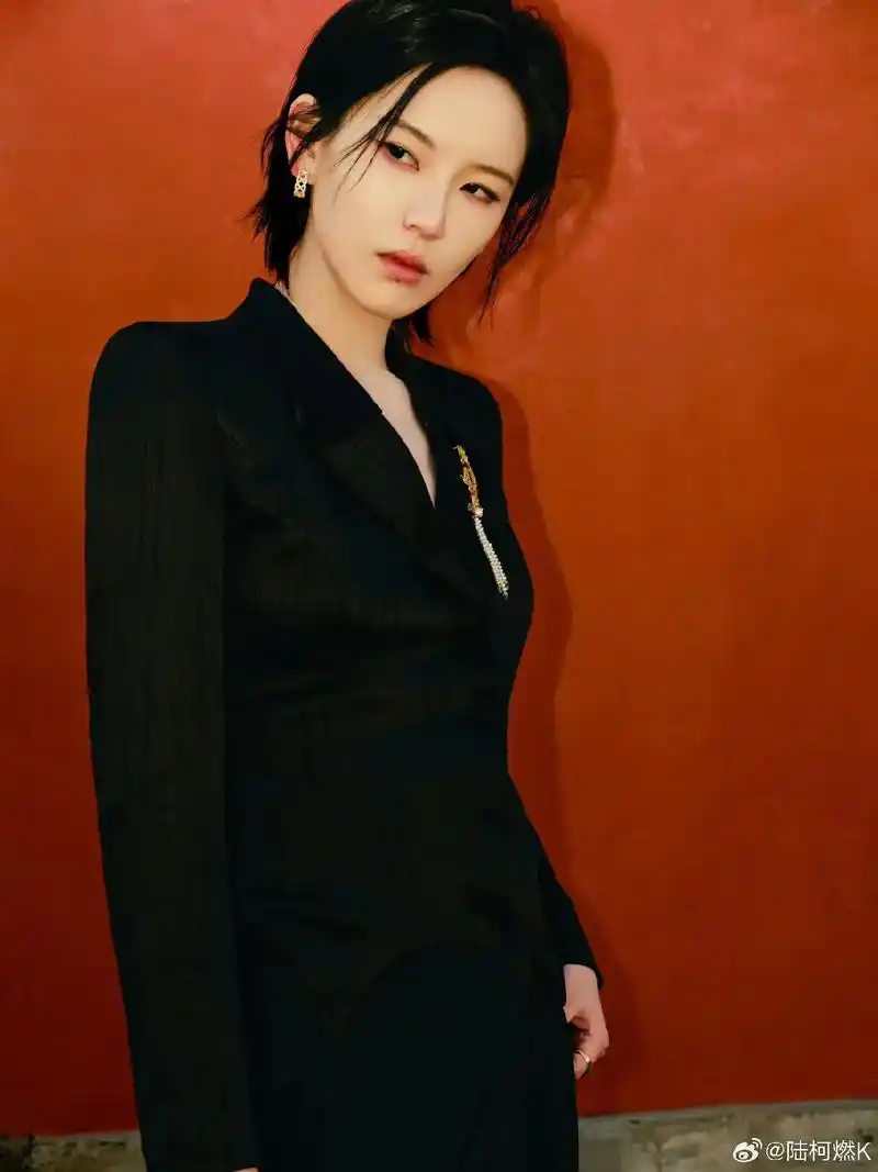 陆柯燃 #又美又飒 #绝美 很有韵味的一身 - 抖音