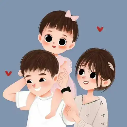 亲子头像一家三口