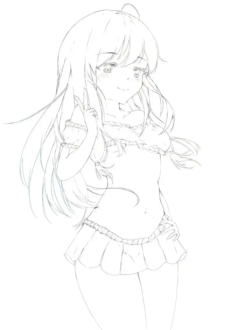 二次元#板绘#日常瞎画#和泉纱雾 - 抖音