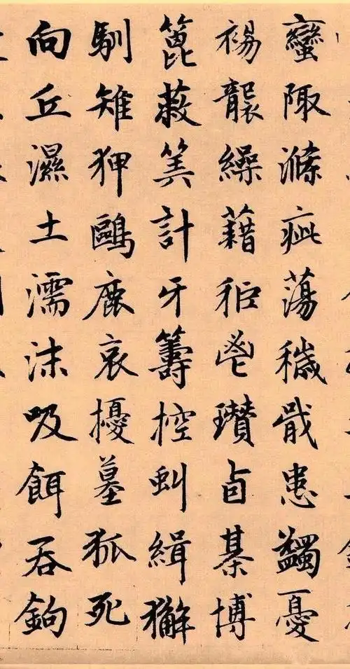 赵孟頫绝美书法续千字文欣赏为楷书四大家之一