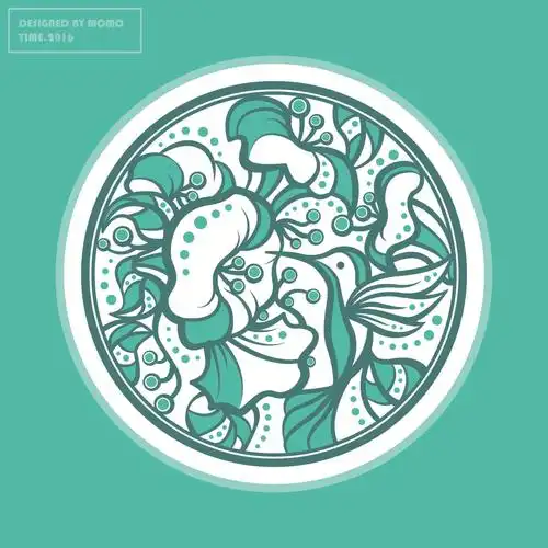 《圆的装饰》系列插画