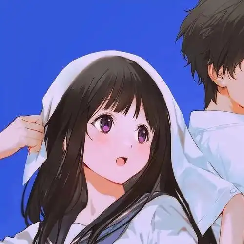 动漫情头  #情头  #冰菓情侣头像  #冰菓情头  #超甜动漫情头