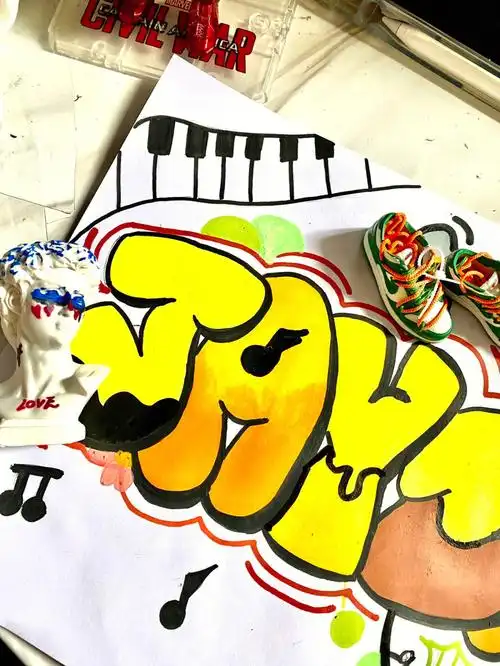 jay涂鸦#涂鸦  #jay  #薯队长@潮流艺术薯