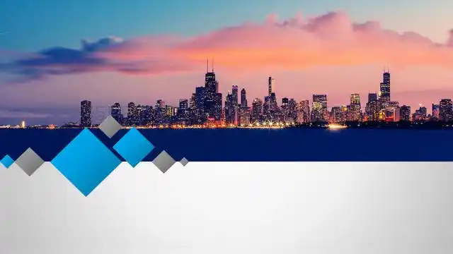 城市商务高级的ppt背景图