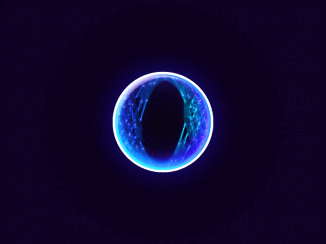 人工智能设计探索fuisiri3d粒子旋转dna圈图标图标人工智能加载流ai