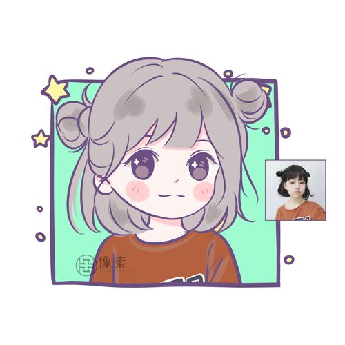 q版头像手绘卡通像真人照片情侣宝宝宠物漫画人物设计定制画 头像