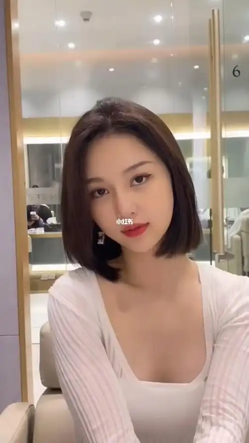 韩式修容齐肩发少女感初恋发型减龄刘海