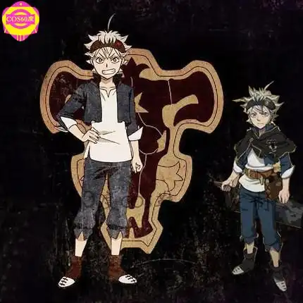 黑色四叶草五叶草亚斯塔鞋战斗服