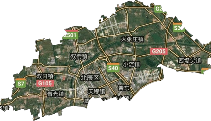 如何下载北辰区卫星地图高清版大图