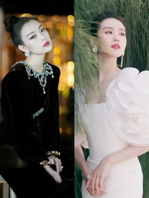 天鹅颈让倪妮刘诗诗相遇,绝美气质大片 96自从刘诗诗_圈子-新氧美容