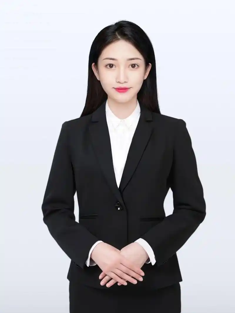 职场半身职业照标配正装照ps合成