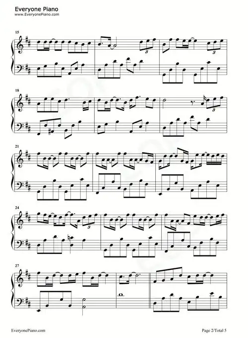 忽而今夏-忽而今夏同名主题曲五线谱预览2-钢琴谱文件(五线谱,双手