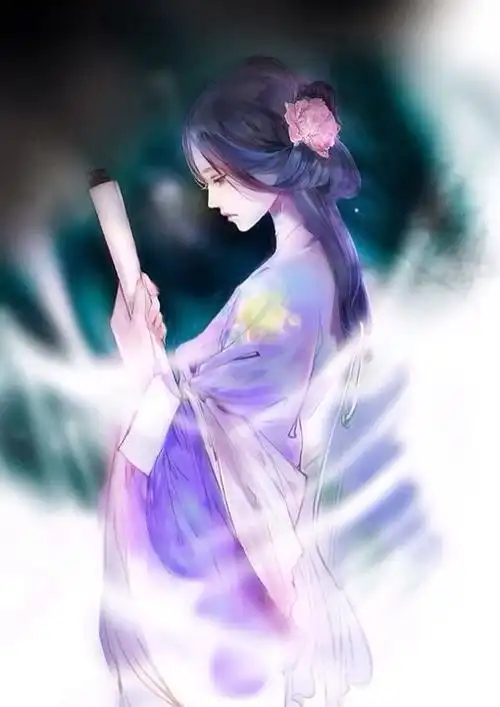 古风女子 古装 插画 唯美 柔情 古风人物 美女 美人 倾国倾城 妩媚