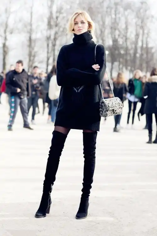 穿的像杨幂王子文一样又时尚又少女 ▏长靴穿搭指南