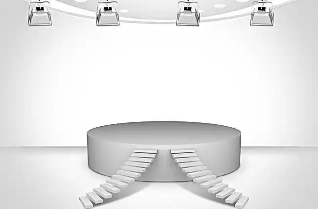 搜图123提供独家原创简约灰白舞台背景素材下载,此素材图片已被下载0