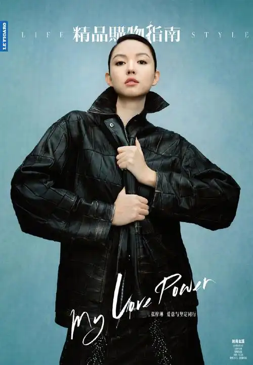 张梓琳油画晕染大片##张梓琳精品购物指南封面