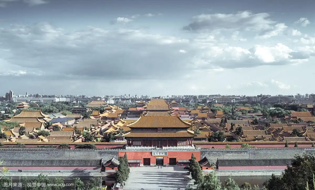 故宫全景鸟瞰
