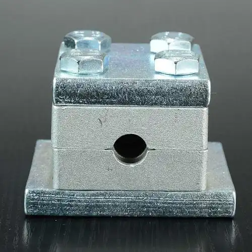 供应jb/zq4008-97双螺栓重型塑料管夹 产品符合重型机械标准